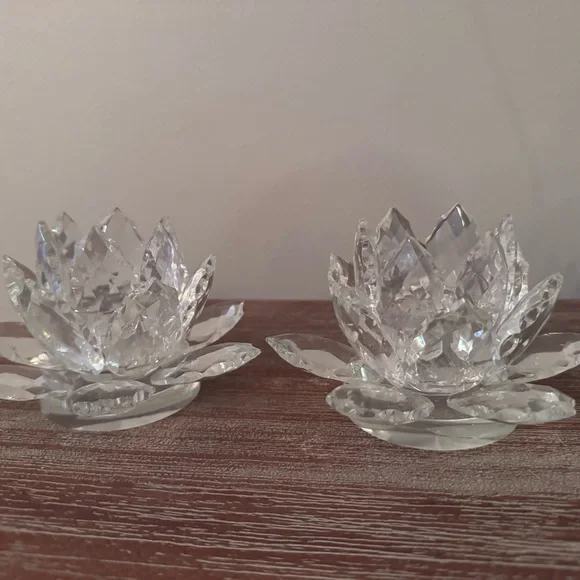 2 Shannon Crystal taper candle holders - Picture 7 of 12